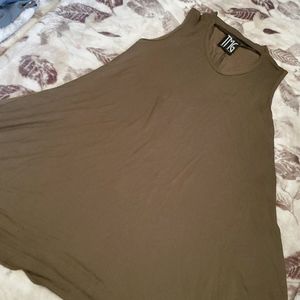 Keyhole high neck dress